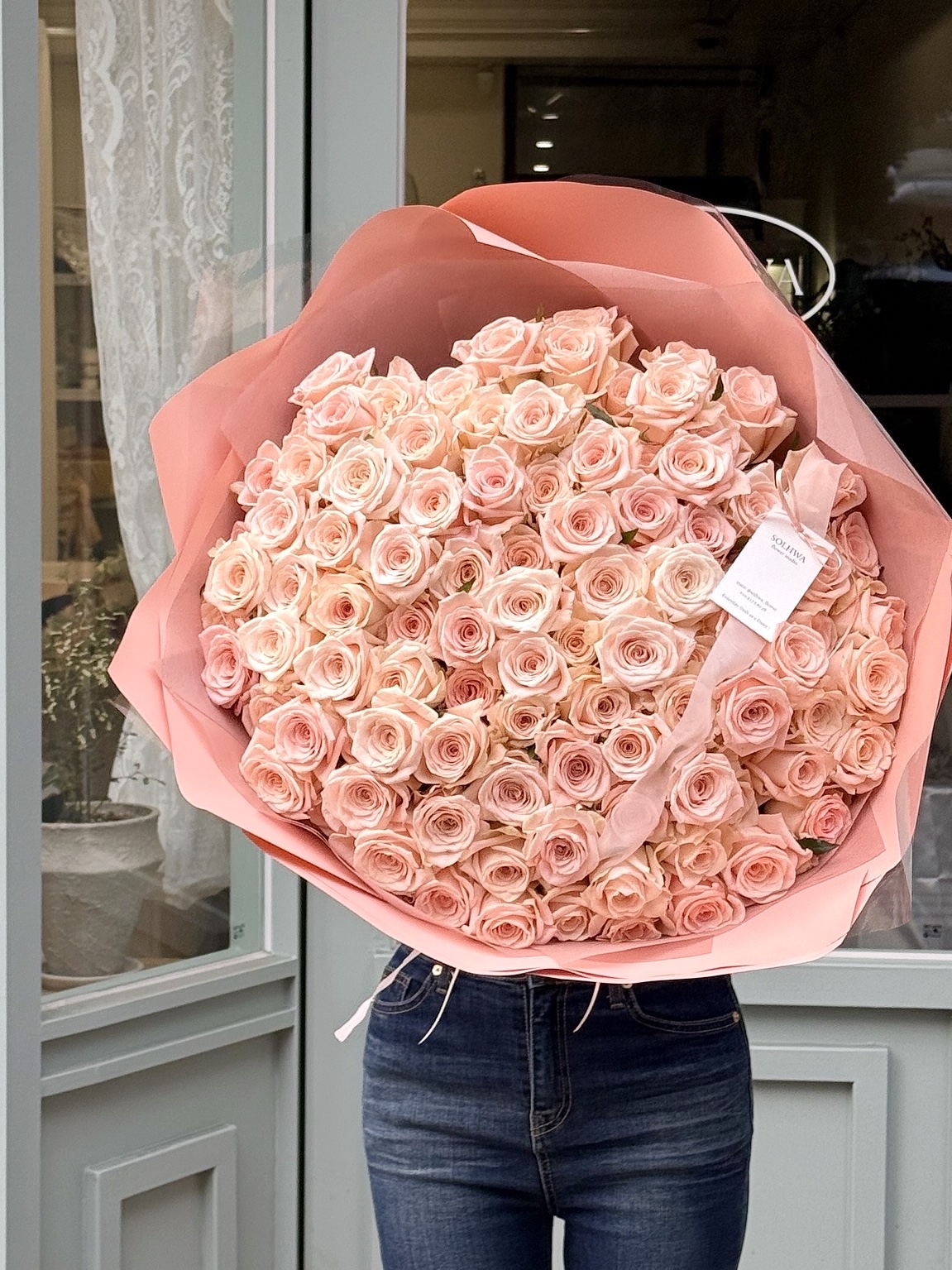 Premium 100 roses · Pink
